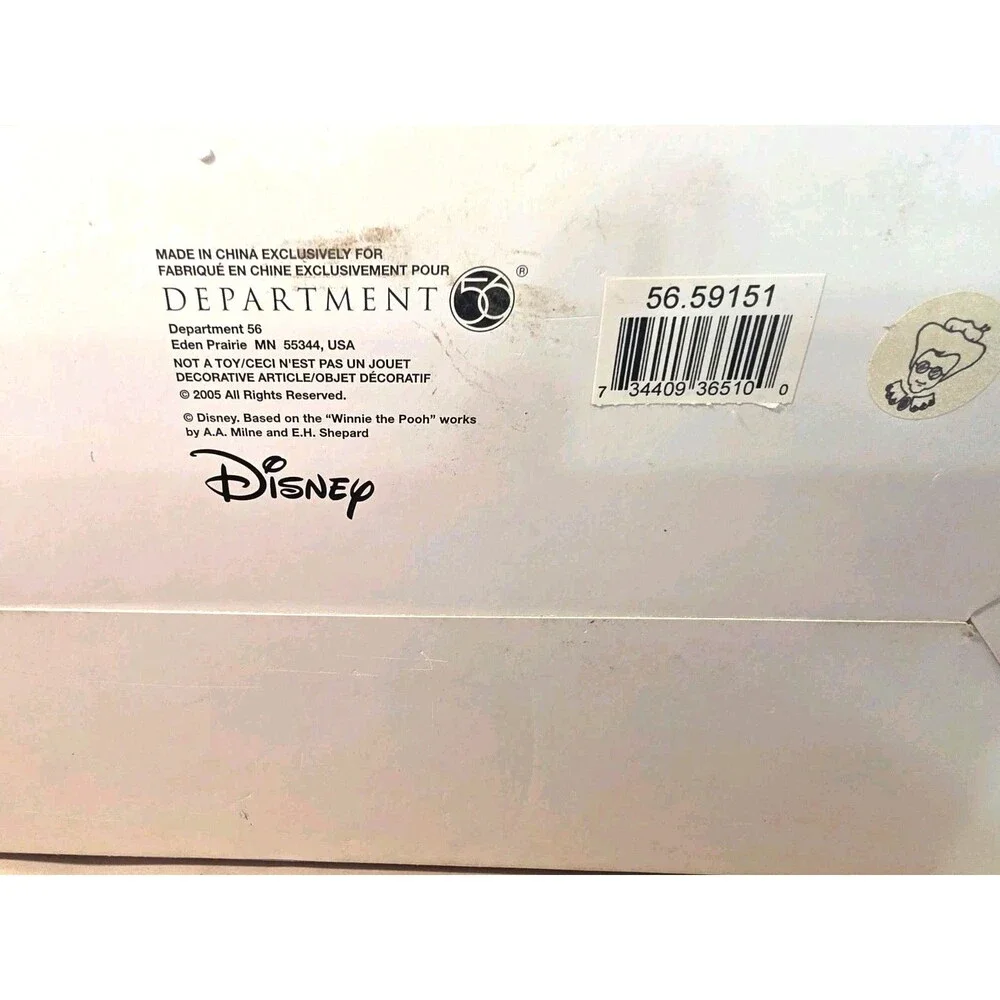 Department 56 Disney Your Place Never Looked Better Eeyore Holiday set Works